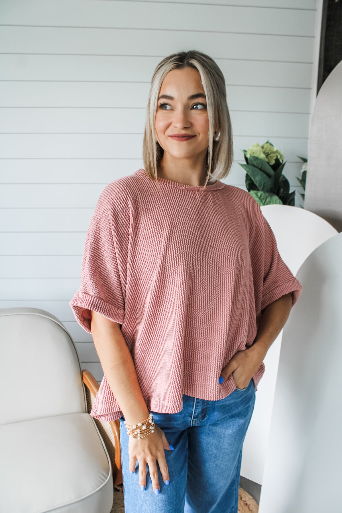 Made To Move Dolman • Dusty Rose