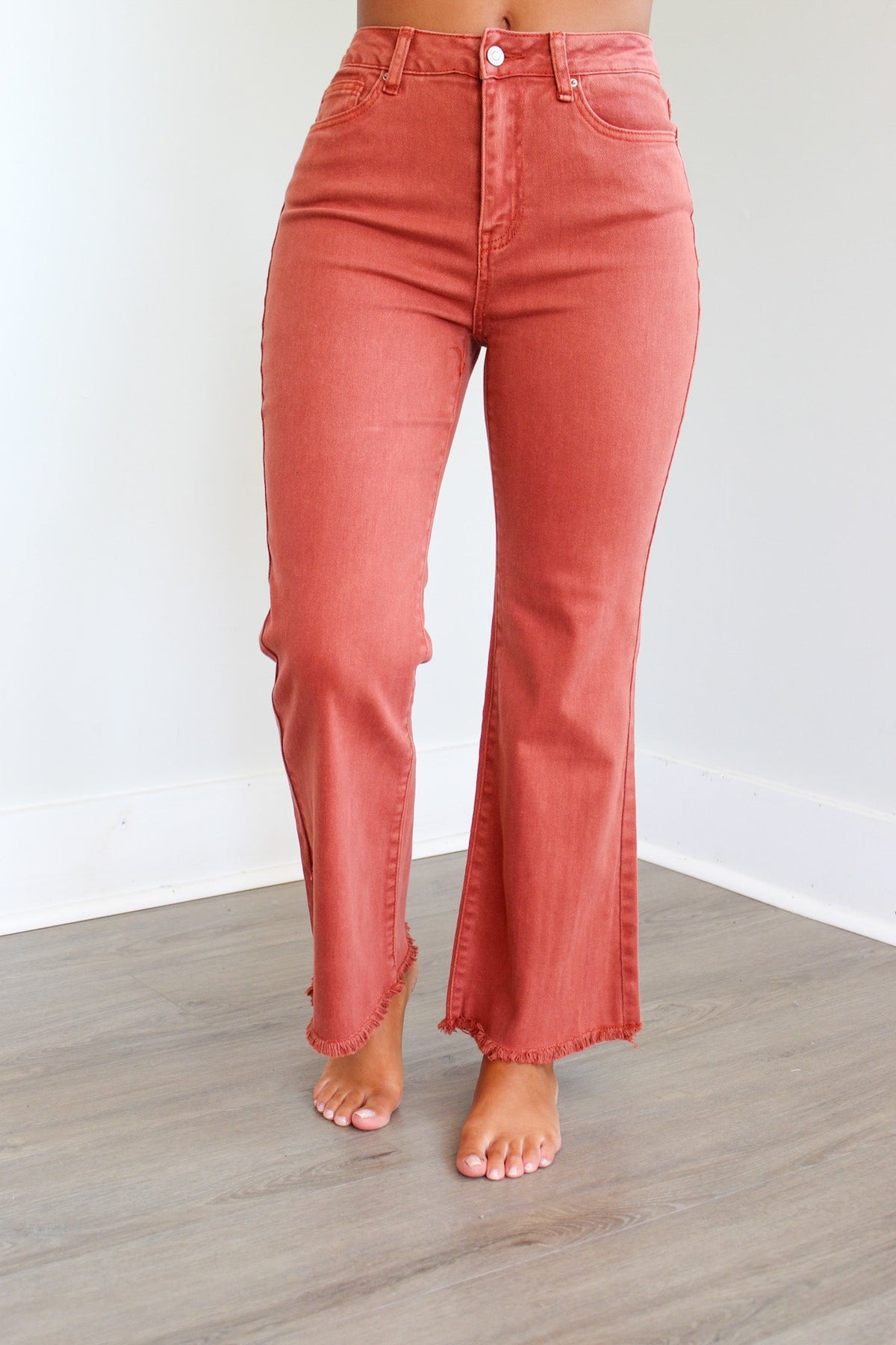 Chevy Ankle Flare Jean • Red Clay