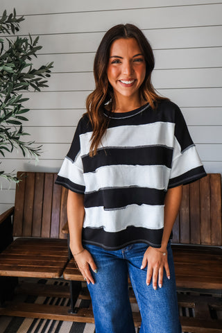 Post It Stripes • Black
