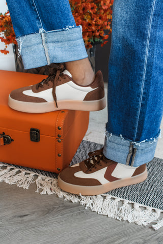 Next Level Low Top Sneakers • Beige/Brown