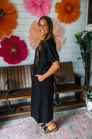 Meet In The Middle Midi • Black/Tan