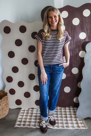 Block Party Stripes • Espresso