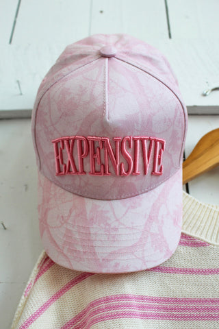 Expensive Camo Print Trucker Hat • Pink
