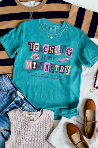 Teaching Is My Ministry Graphic Tee • Spruce