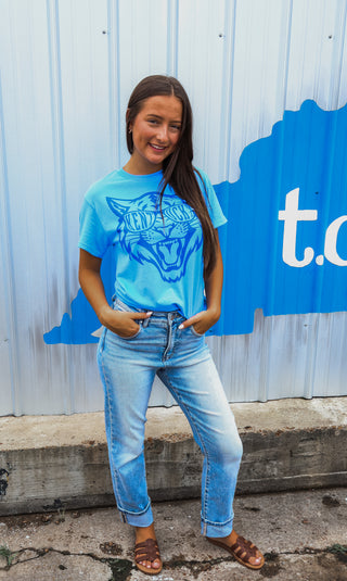 Wildcat Spirit Graphic Tee • Blue
