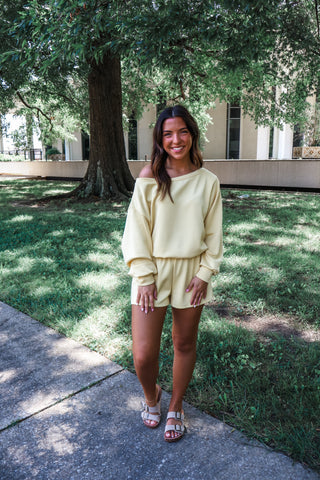 Back To Basics Short Set • Yellow
