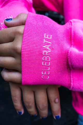 Celebrate The Cozy Pullover • Pink
