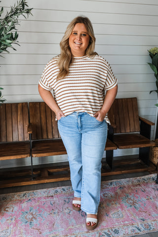 Daybreak Stripes • Coffee - PLUS