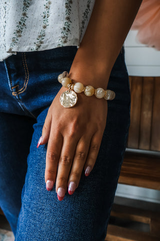 Statement Maker Marble Bead Bracelet