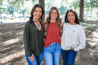 Do Not Worry Scuba Graphic Sweatshirt • Oatmeal - FINAL SALE