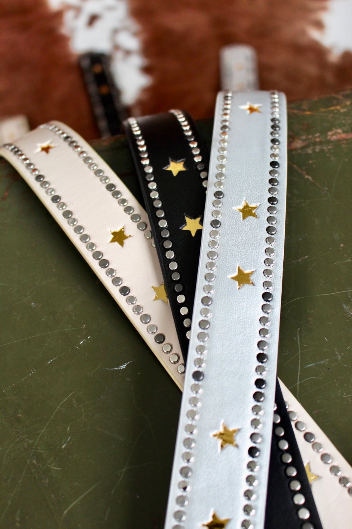Rodeo Star Studded Belt • Silver