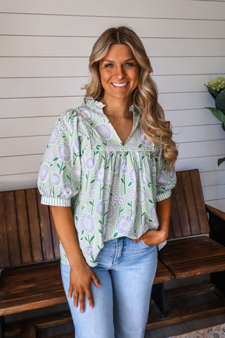 Dandelion Dreams • Green Floral