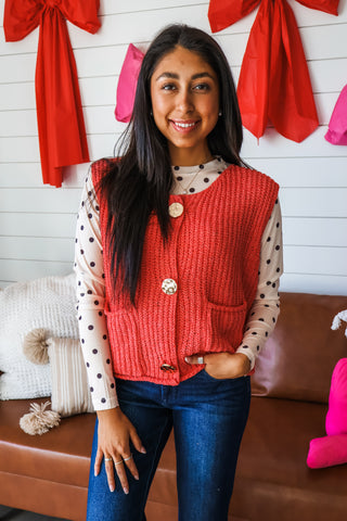 Connect The Dots Mesh Top • Cream