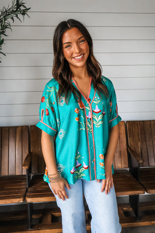 Botanical Beauty • Green Floral