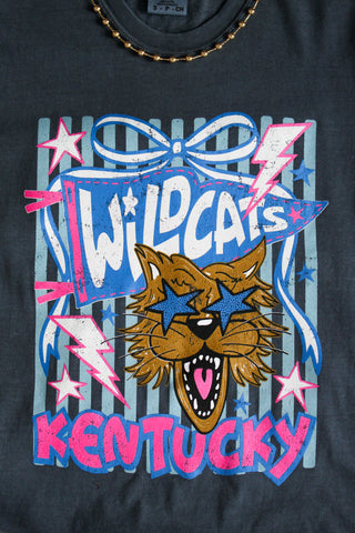 Starstruck Wildcats Graphic Tee • Denim