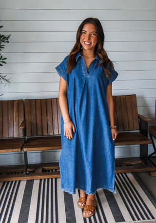 Easy Destination Denim Midi
