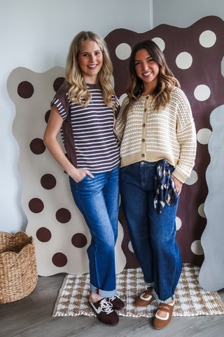 Block Party Stripes • Espresso