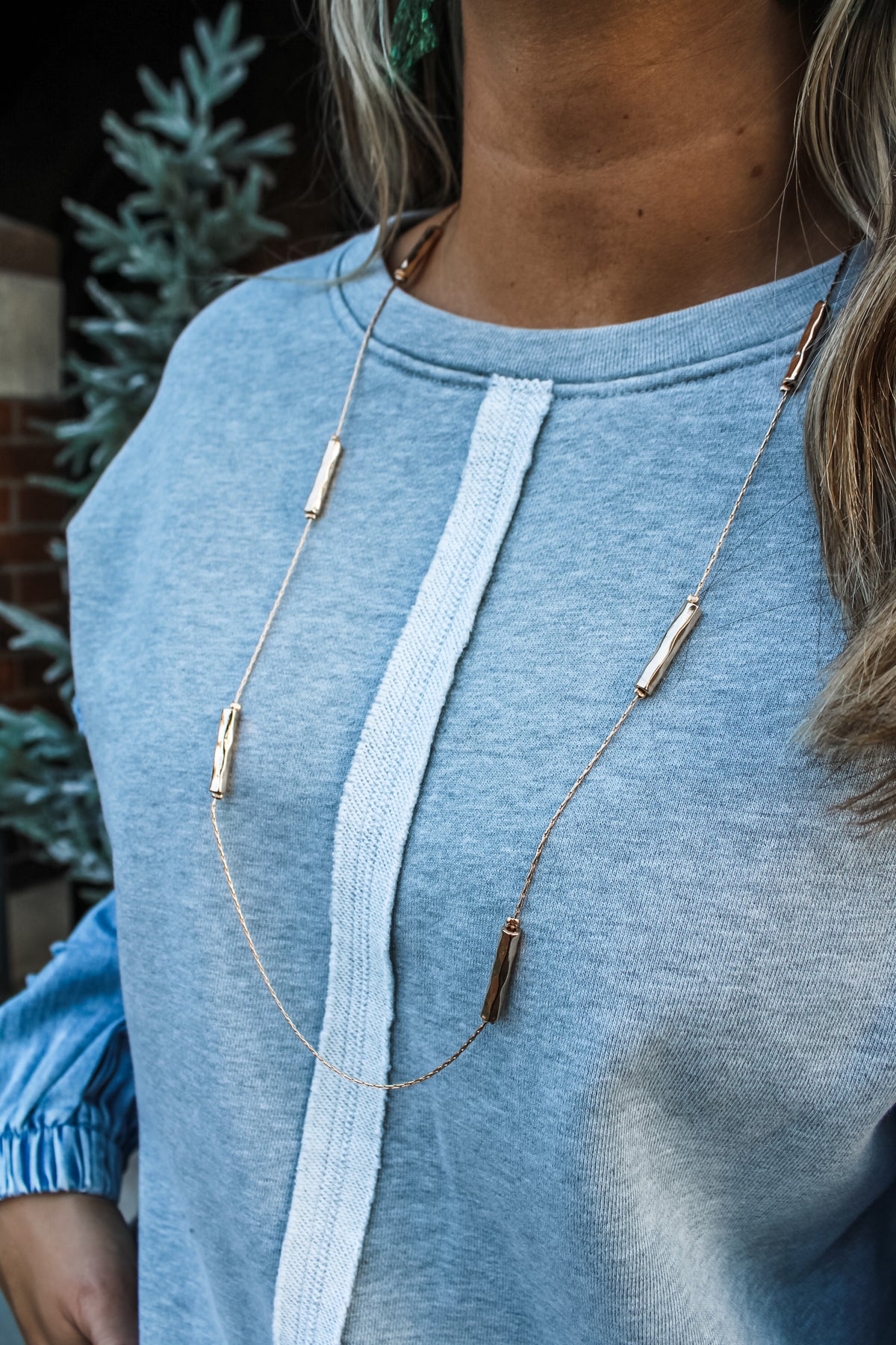 Glisten & Glow Long Necklace • Gold