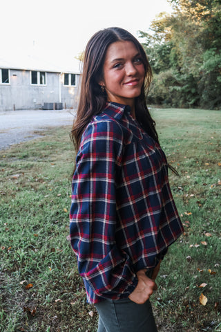 Apple Orchard Plaid • Navy Mix