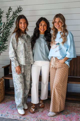 Delphi Polka Dot Pants • Camel