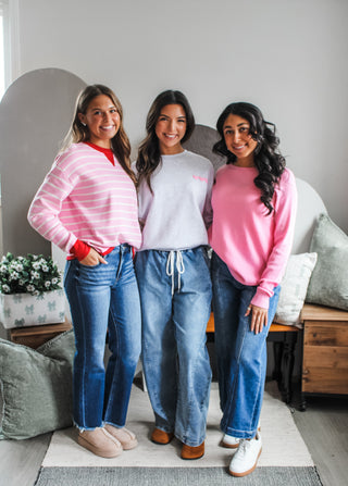 Fresh Start Stripes • Pink/Red - FINAL SALE