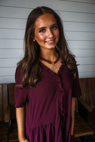 Lovely Moments Ruffle Mini • Plum