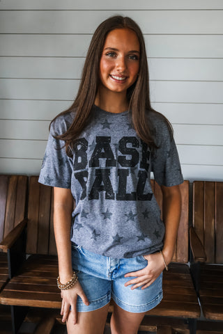 Baseball • Star graphic grey