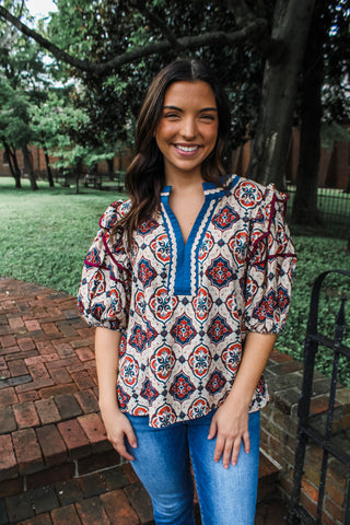 Harvest Gatherings • Blue Multi - FINAL SALE