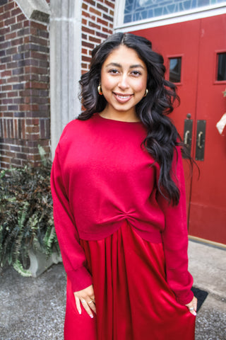 Timeless With A Twist • Burgundy