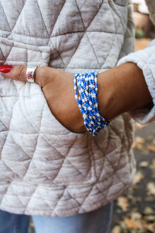 Big Blue Spirit Bracelet Set • Multi