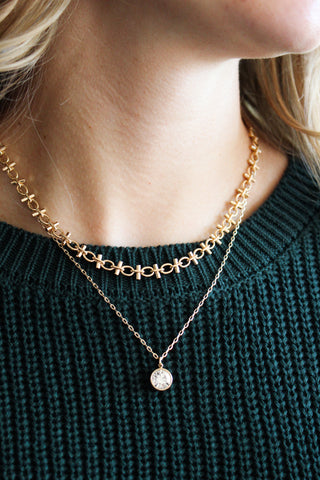 Dazzling Sights Necklace • Gold