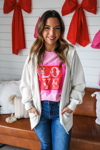 Sprint Into Spring Hoodie • Beige