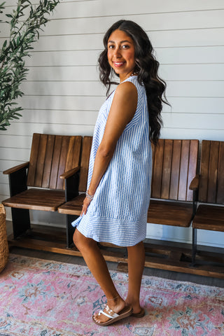 Sail Away Stripes • Blue