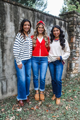 Stories To Tell Cardigan Sweater • Midnight Stripe