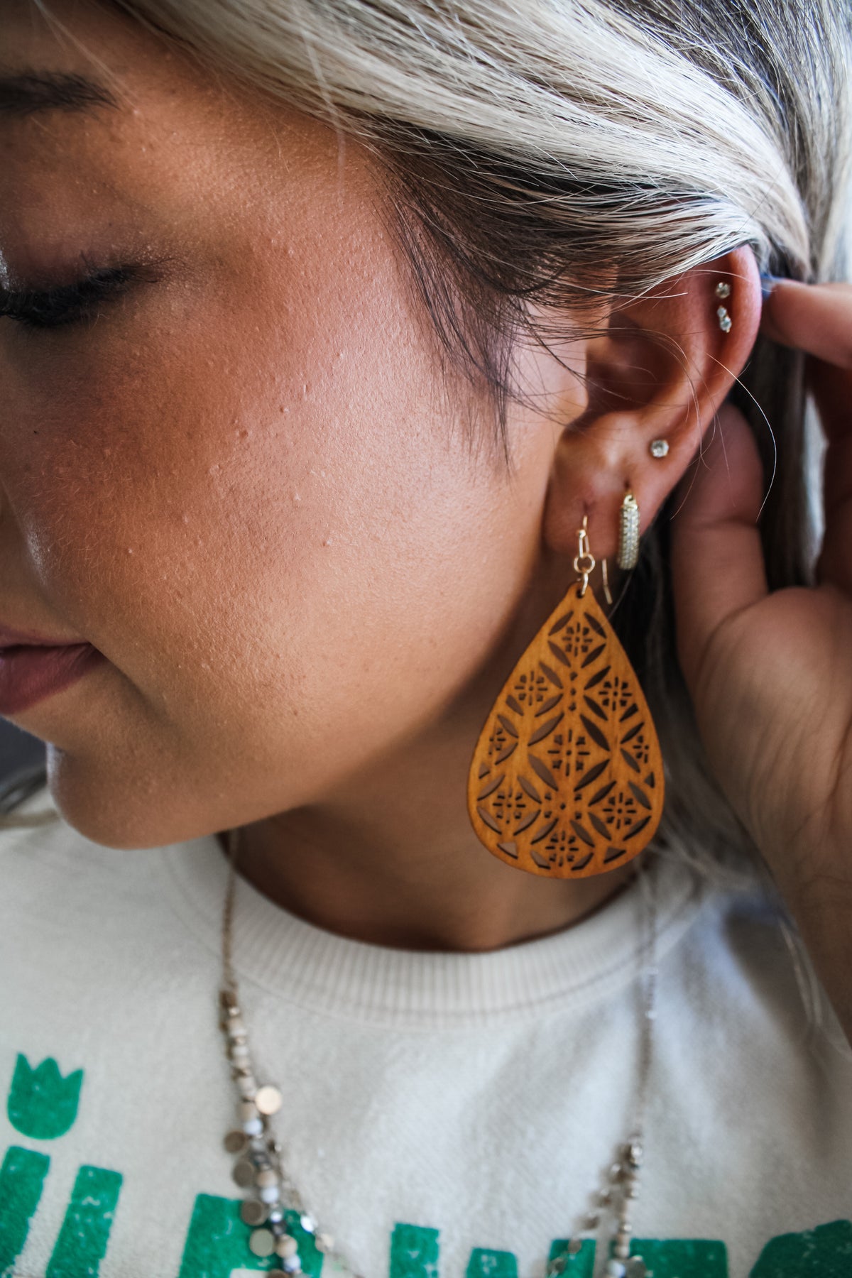 Dream Come True Earrings • Tan - FINAL SALE