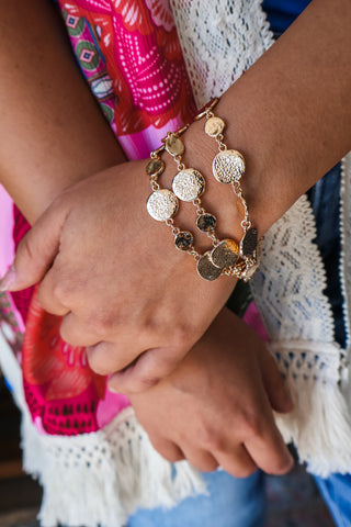 Treasure Trove Toggle Bracelet • Gold