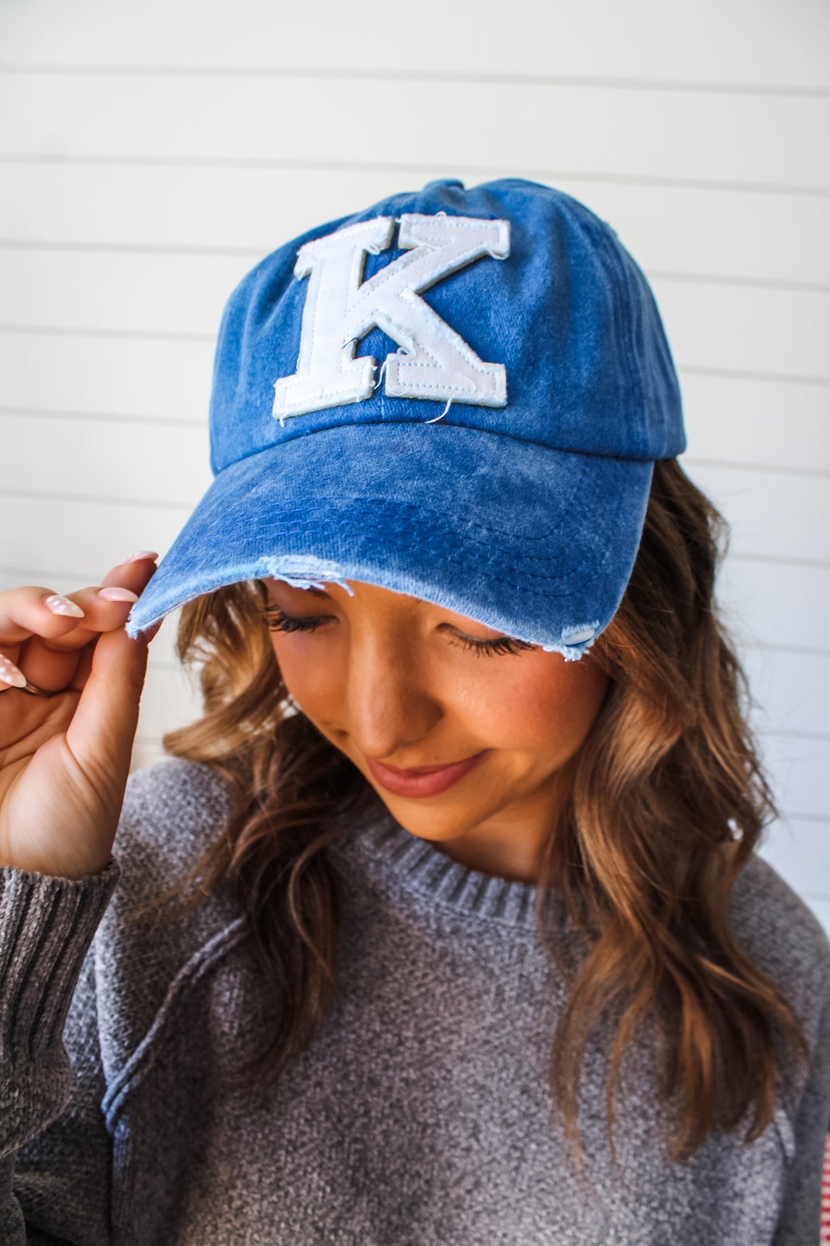 K Is For Kentucky Vintage Hat • Blue