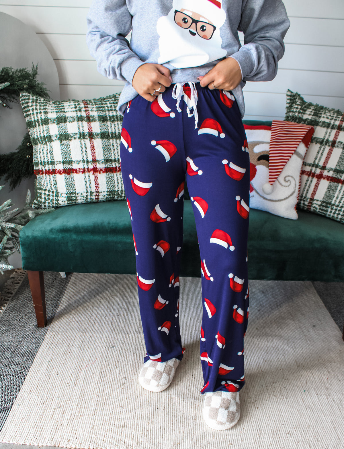 Santa’s Nightcap Lounge Pant • Navy