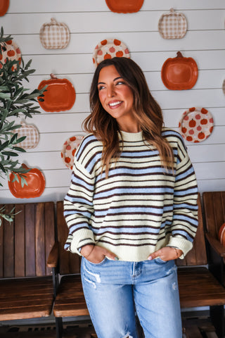 Striped Collective Sweater • Yellow Mix