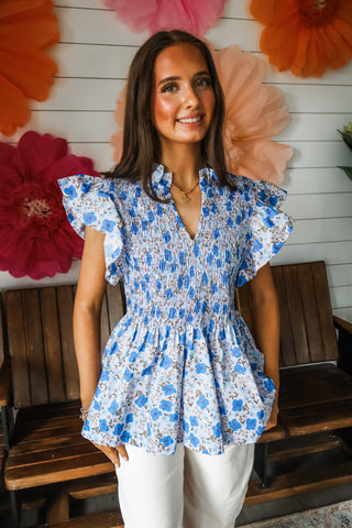 Cherish The Moment • Blue Floral