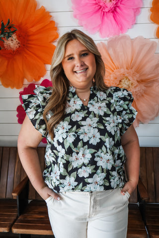 Precious To Me • Black Floral - PLUS