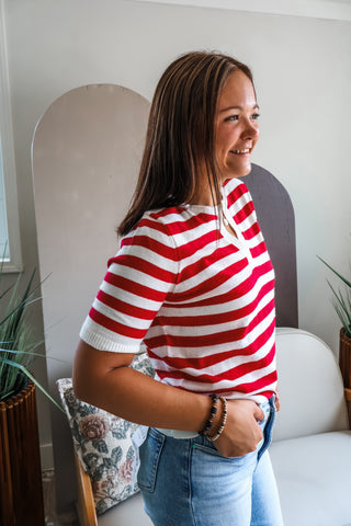 A Casual Classic • Red Stripe