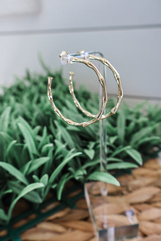 Balance & Beauty Hoop Earrings • Gold