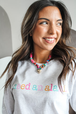 I Need An Alani Graphic Tee • Ash Grey