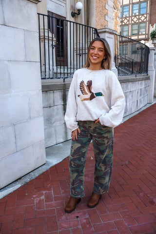 Mallard Muse Sweater • Oatmeal