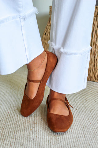 Olivia Ballet Flat • Cognac