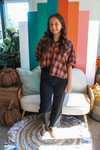 Fall Farmhouse Plaid • Faded Red - FINAL SALE