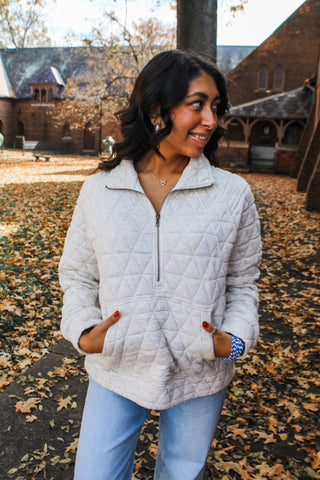 Miracle On Main Half Zip • Heather Ivory
