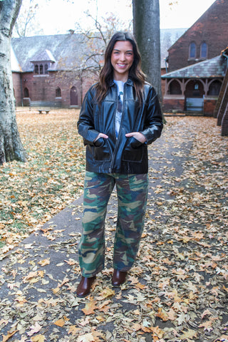 Style Statement Leather Jacket • Black