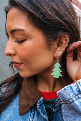 Fun & Festive Earrings • Green